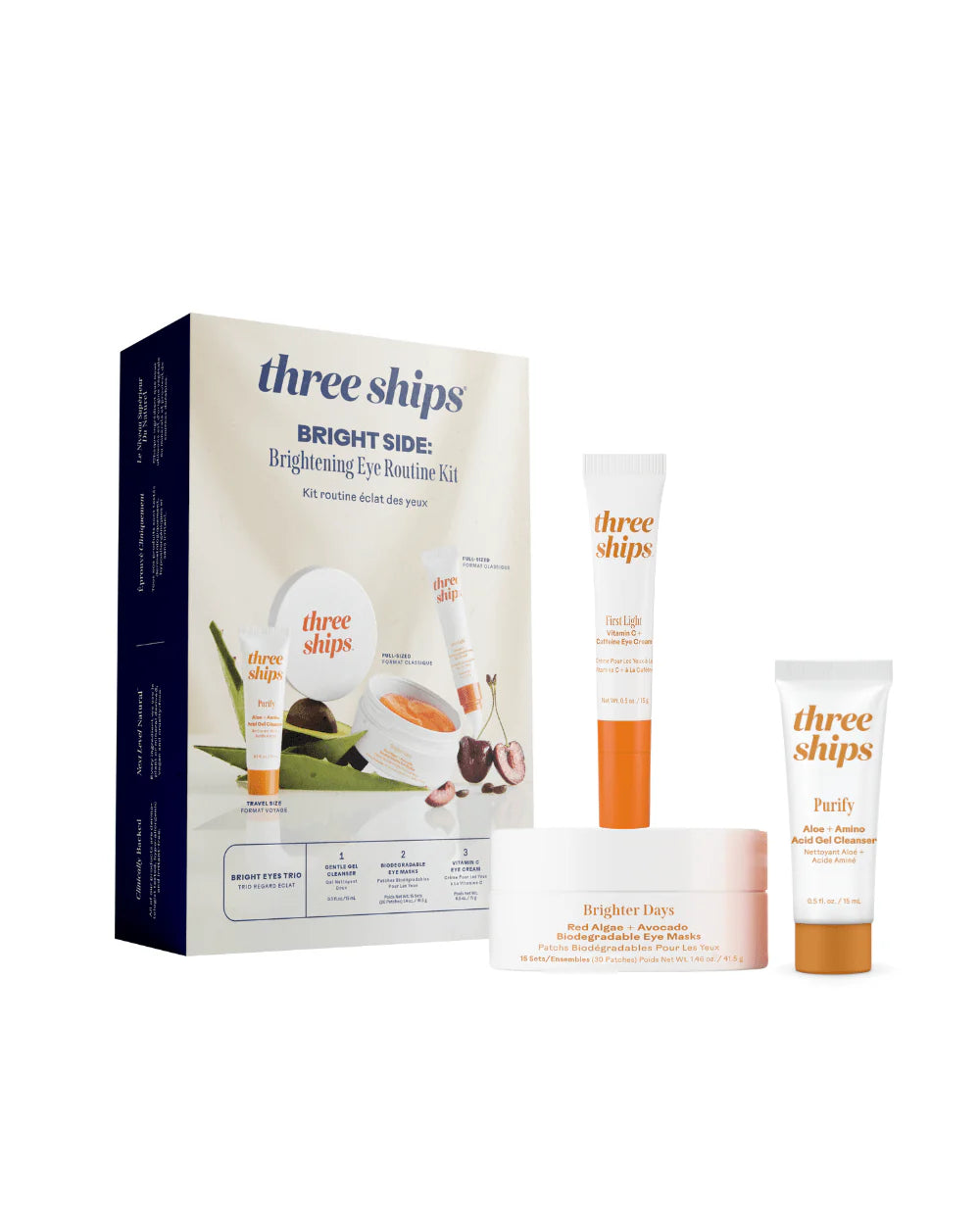 Three Ships Bright Side Brightening Eye Kit